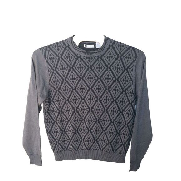 Vintage Bachrach Rayon‎ Blend Geometric Sweater Men’s Large - Picture 2 of 14